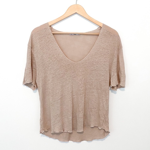 Zara Tops - Zara Tan Knit Top